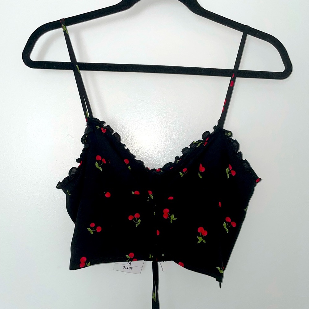 Cherry Crop Top